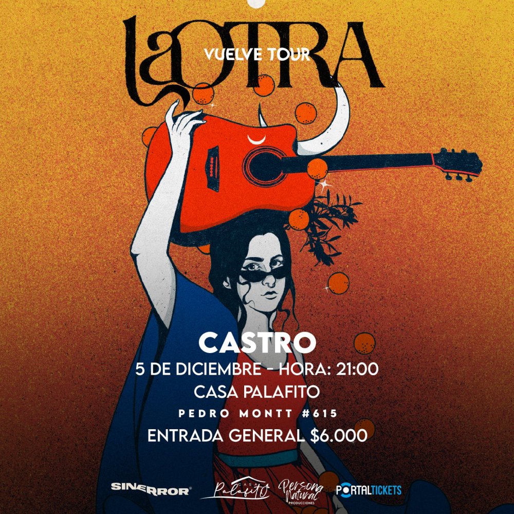 Flyer Evento LA OTRA EN CASA PALAFITO, CASTRO