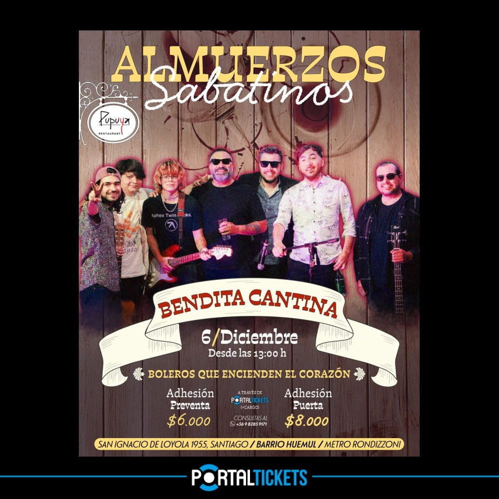 Flyer BENDITA CANTINA EN PUPUYA RESTAURANT