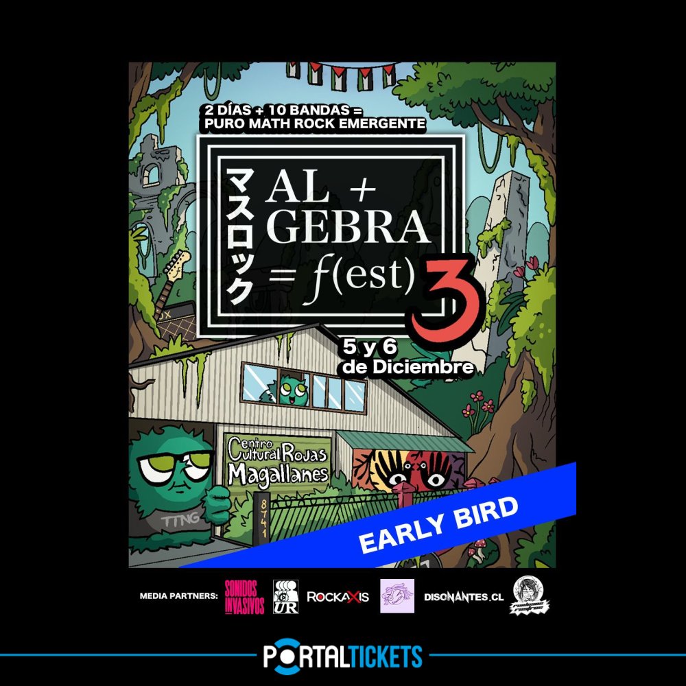 Flyer ÁLGEBRA FEST 3 EN CC ROJAS MAGALLANES