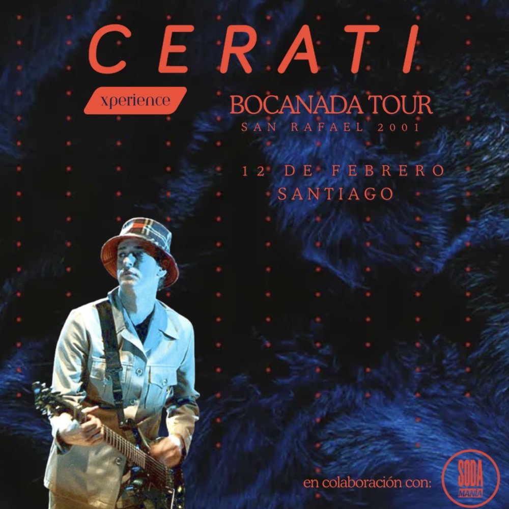 Flyer CERATI XPERIENCE BOCANADA TOUR, SANTIAGO