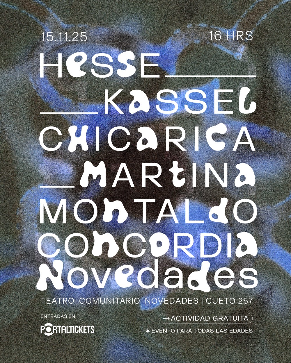 Flyer CONCORDIA NOVEDADES EN TEATRO NOVEDADES