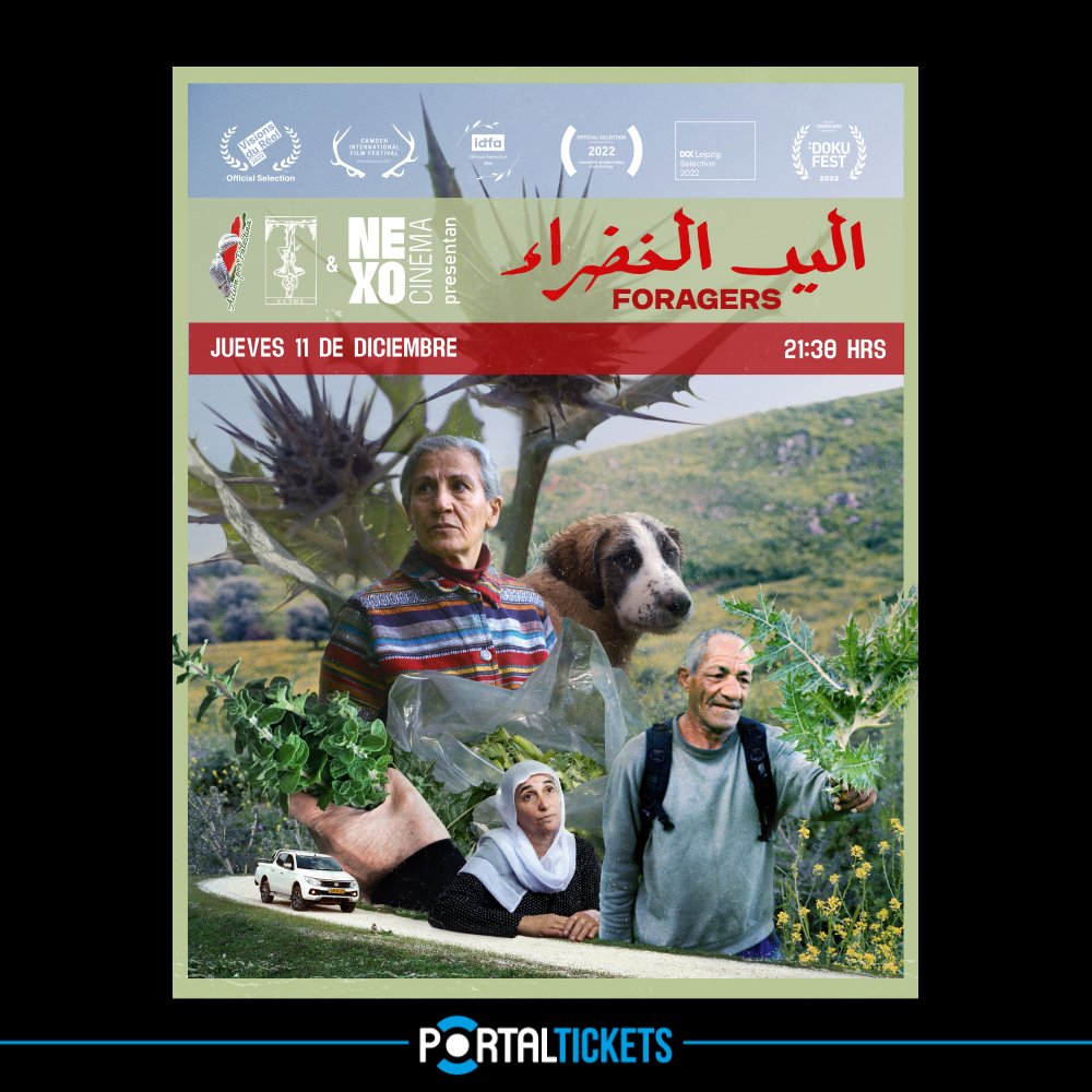 Flyer JORNADA DE SOLIDARIDAD CON PALESTINA EN NEXO CINEMA