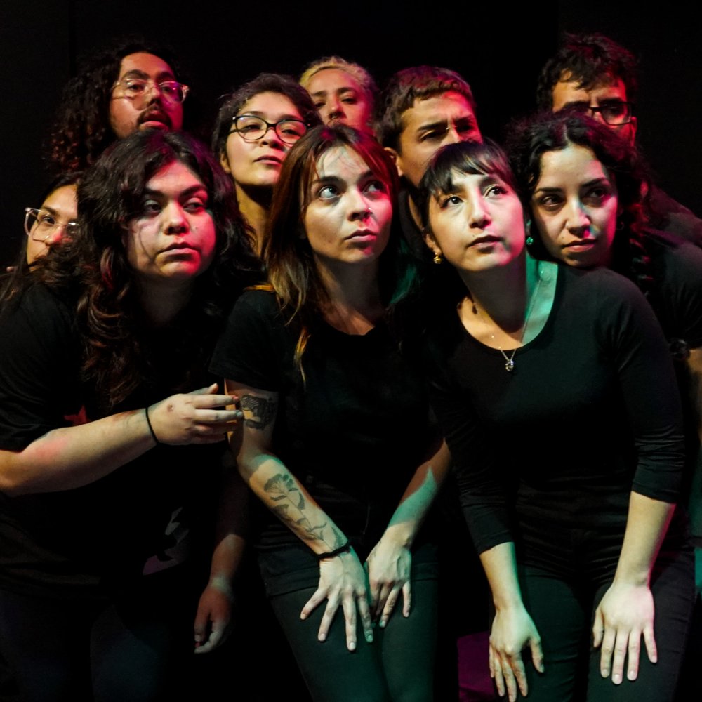 Flyer ECOS QUE NO MUEREN: ELENCO DISIDENTE - CARPA TEATRO TRASHUMANTES, TEMUCO