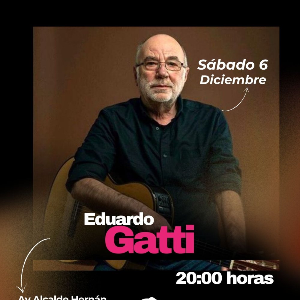 Flyer EDUARDO GATTI EN CAFÉ AROMA, PIRQUE