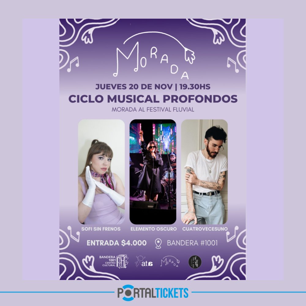 Flyer MORADA AL FESTIVAL FLUVIAL - BANDERA 1001