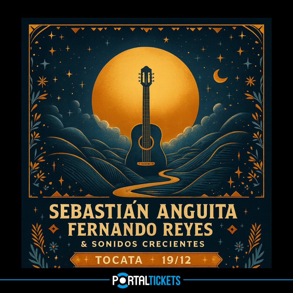 Flyer FERNANDO REYES & SEBASTIAN ANGUITA EN MAGBAR, CHILLÁN