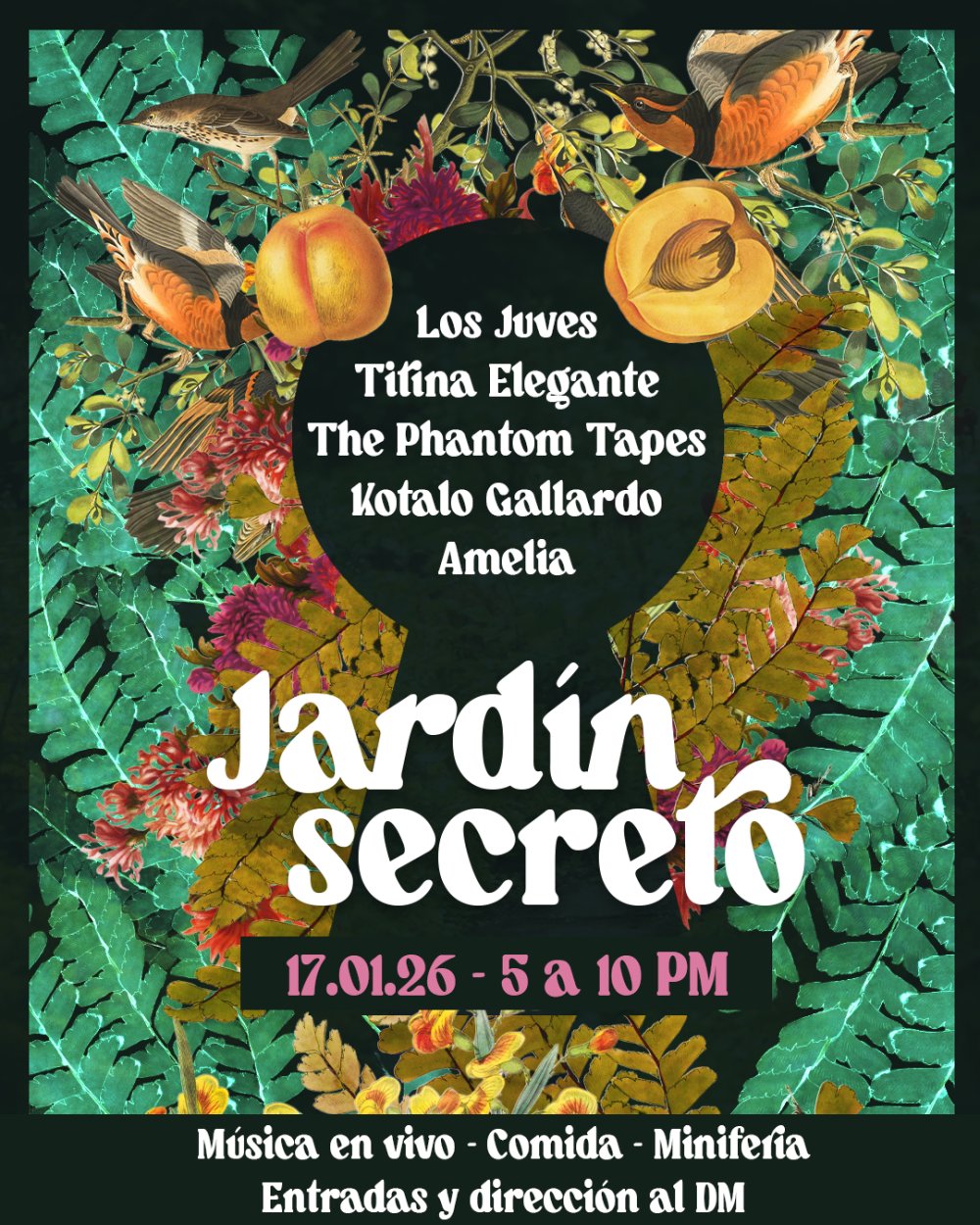 Flyer JARDIN SECRETO VOL. 1