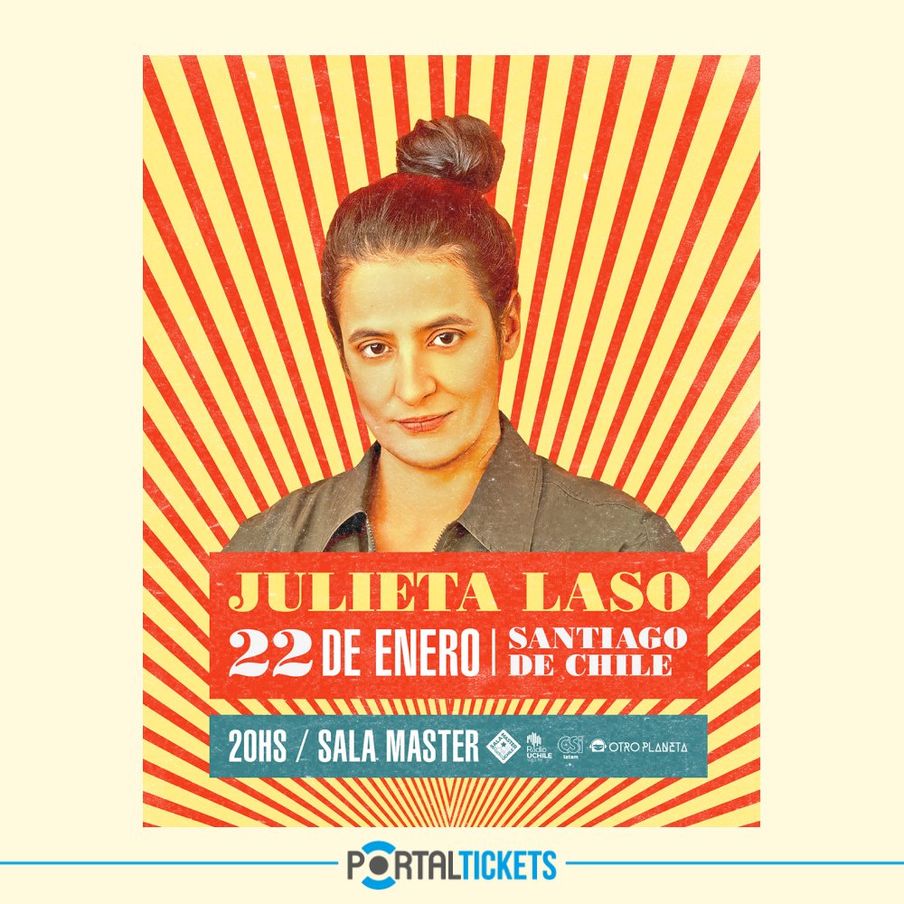 Flyer JULIETA LASO EN SALA MASTER