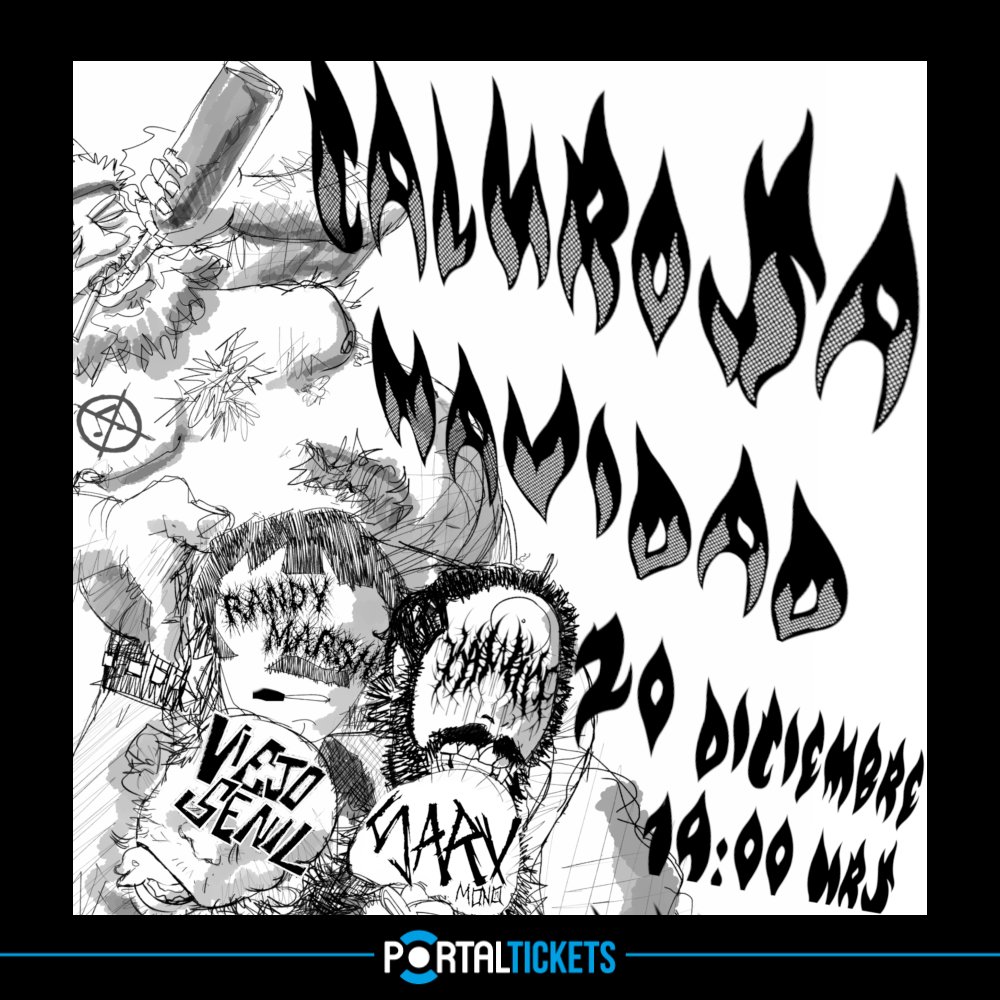 Flyer CALUROSA NAVIDA PV EN THE DAIKY BAR, TEMUCO