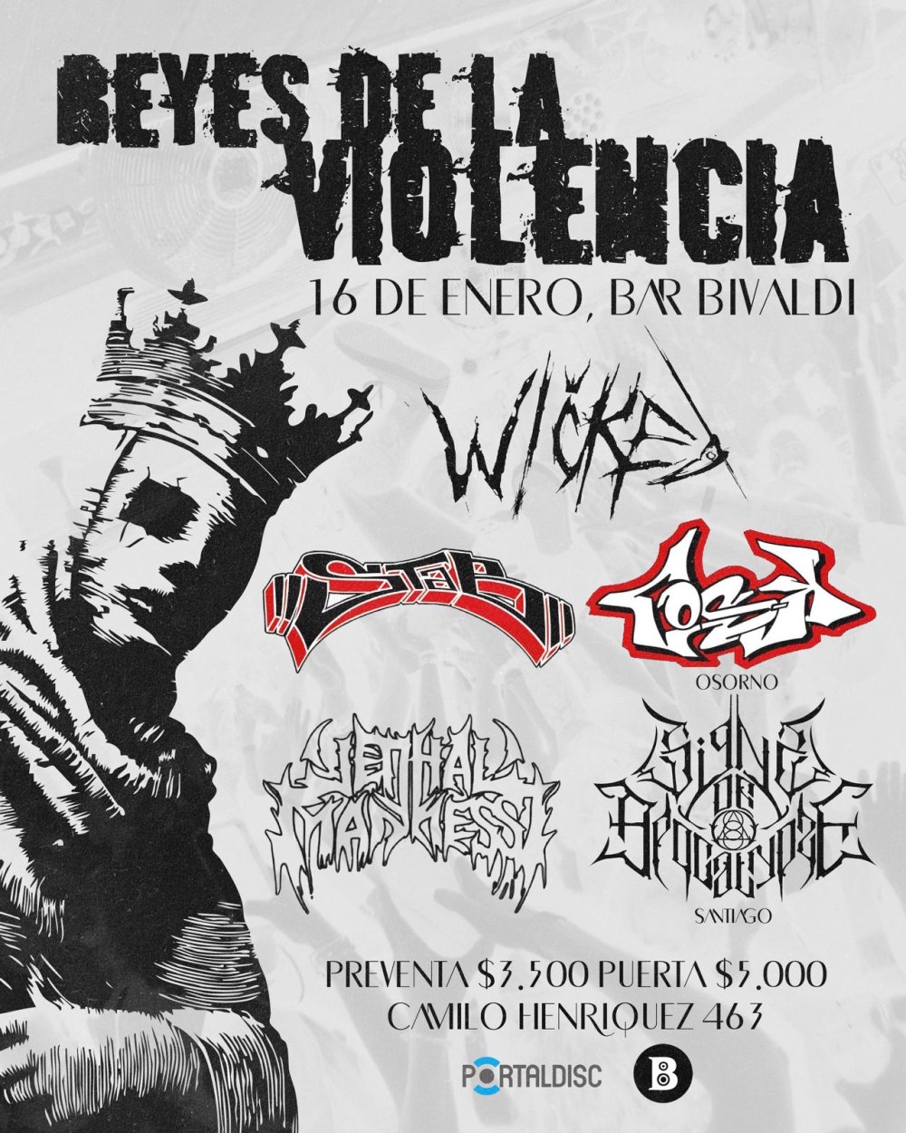 Flyer AGGRESIÓN CALLEJERA EN BIVALDI, VALDIVIA