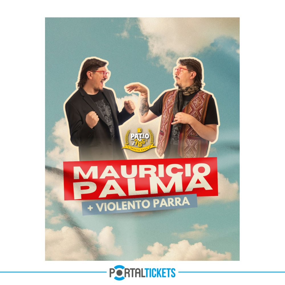 Flyer MAURICIO PALMA EN PATIO 785, LA LIGUA