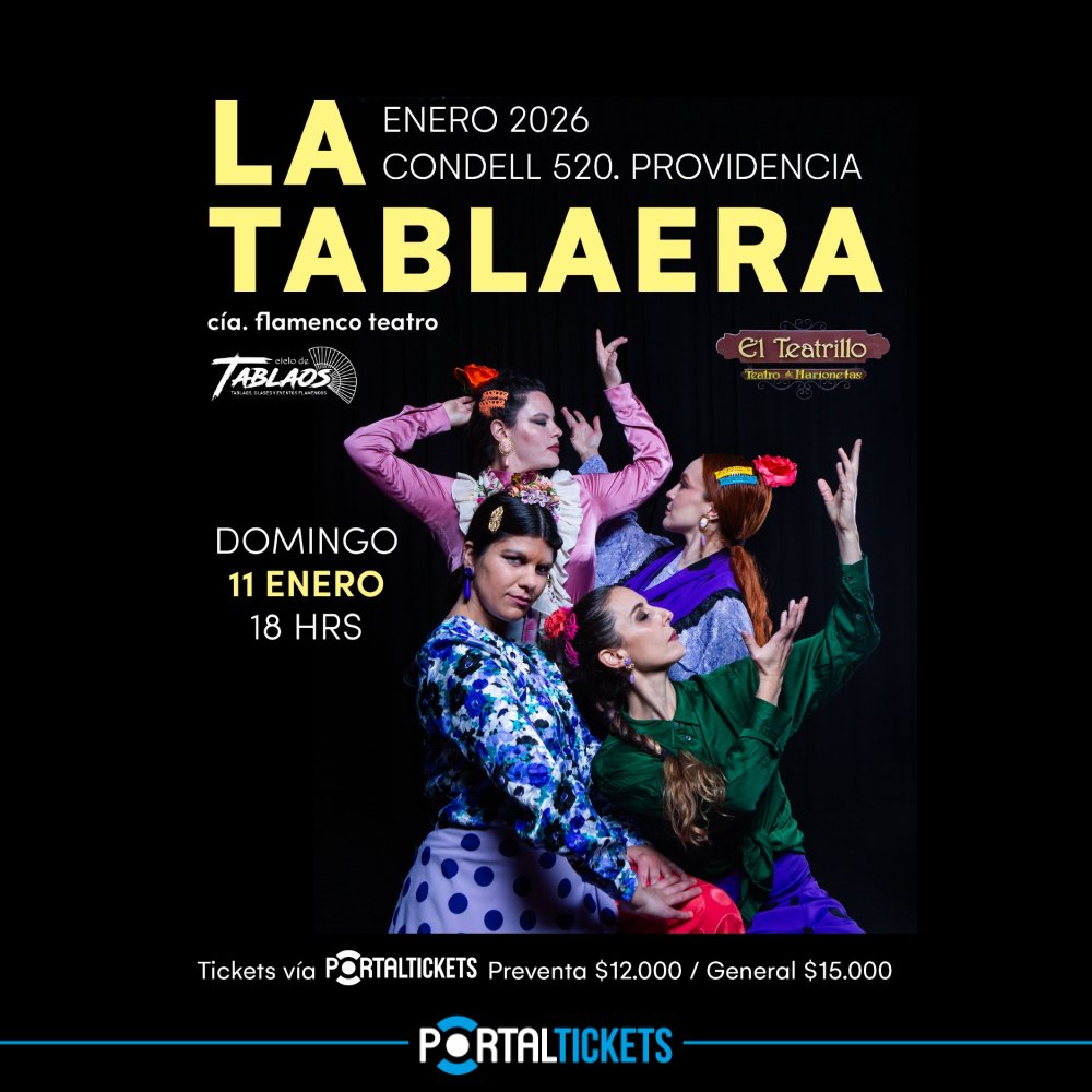 Flyer LA TABLAERA EN EL TEATRILLO