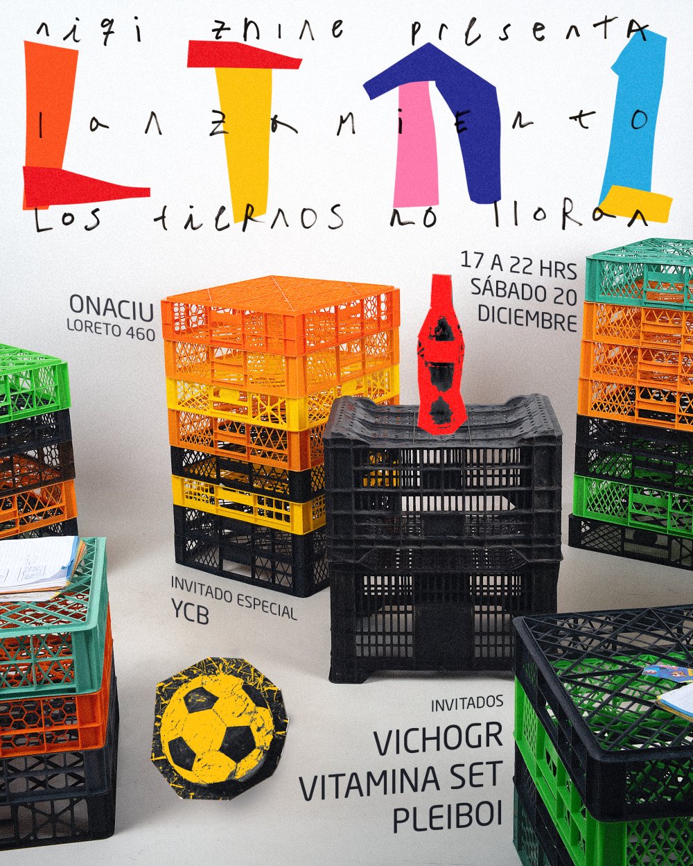 Flyer NIQI ZHINE PRESENTA: LOS TIERNOS NO LLORAN EN ONACIÚ