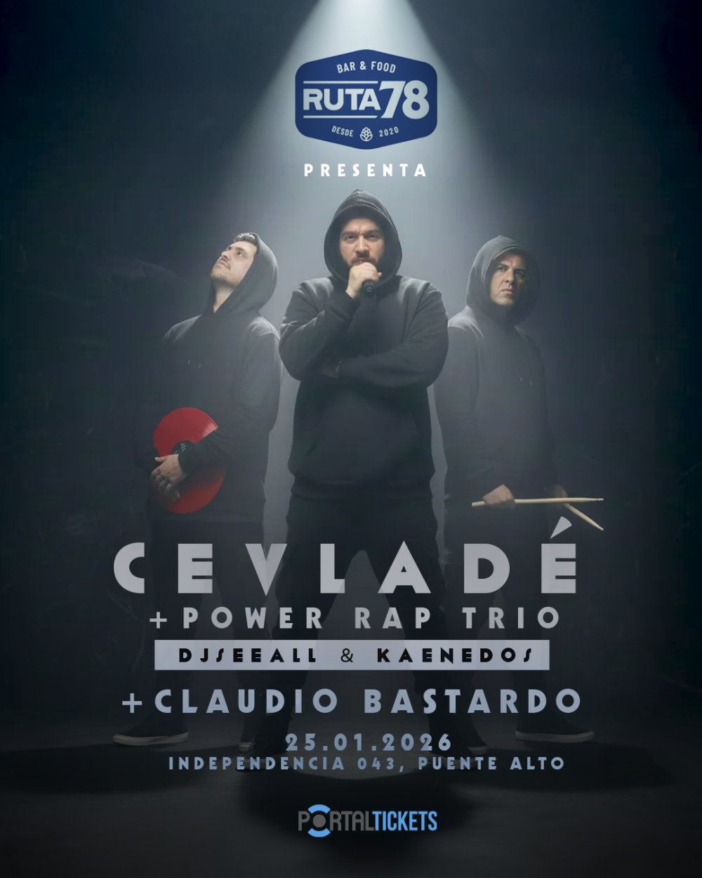 Flyer CEVLADÉ EN RUTA 78, PUENTE ALTO