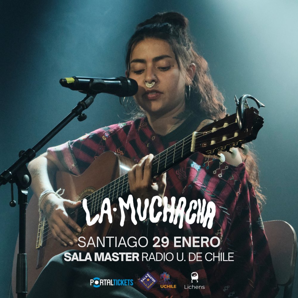 Flyer LA MUCHACHA EN VIVO EN SALA MASTER