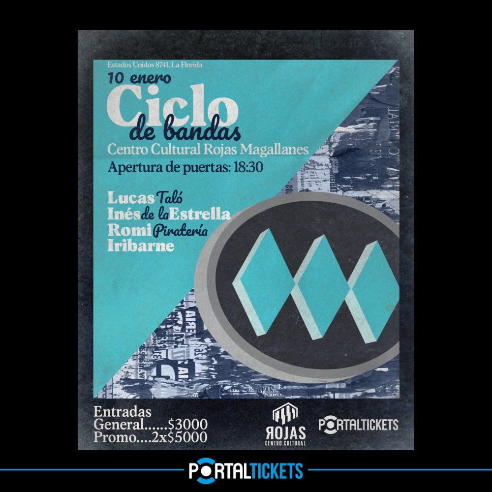 Flyer UN RECORRIDO POR SANTIAGO EN CC ROJAS MAGALLANES