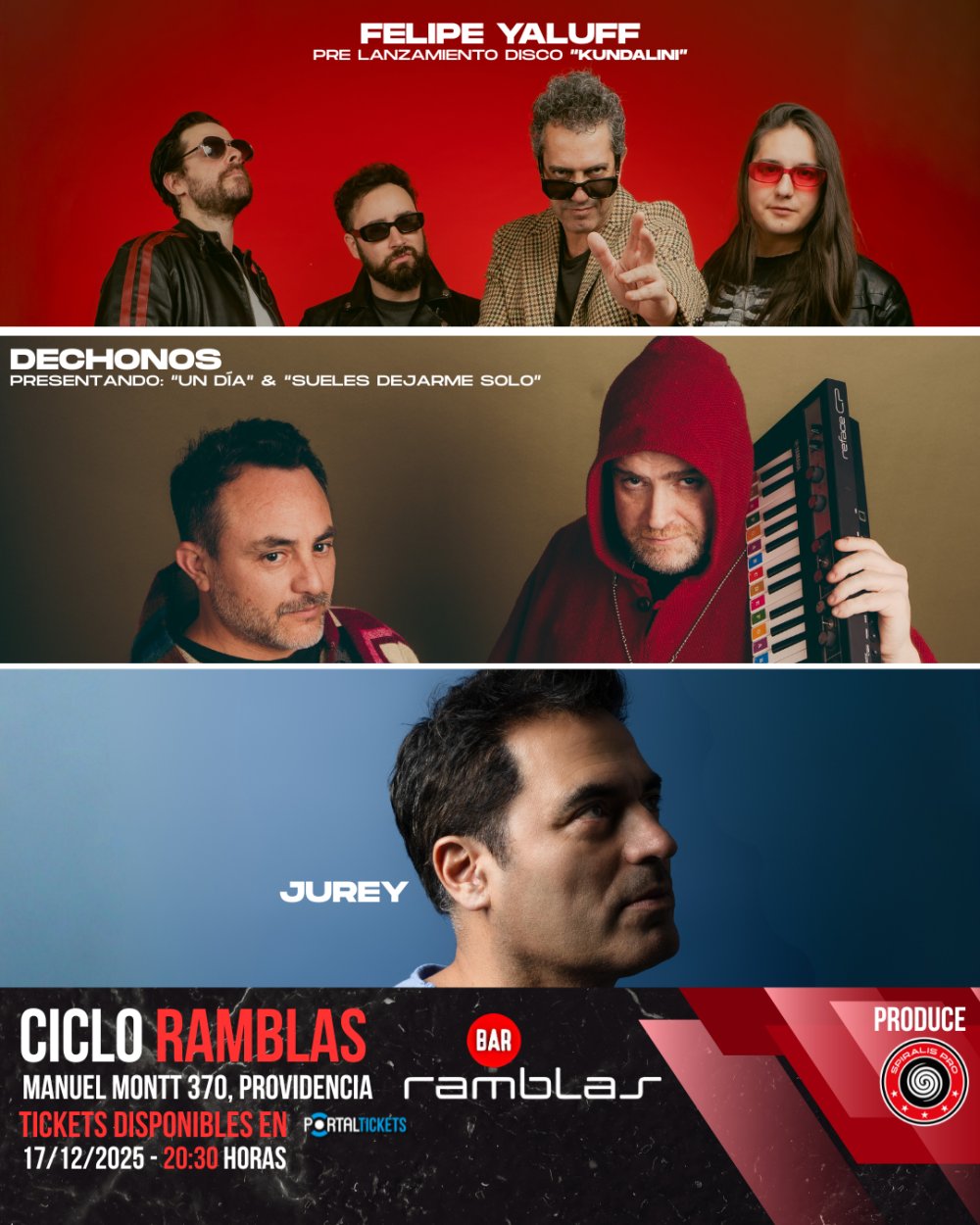 Flyer CICLO RAMBLAS SPIRALIS PRO EN RAMBLAS BAR