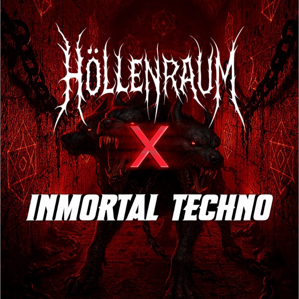 Flyer HOLLENRAUM X INMORTAL EN SANTIAGO