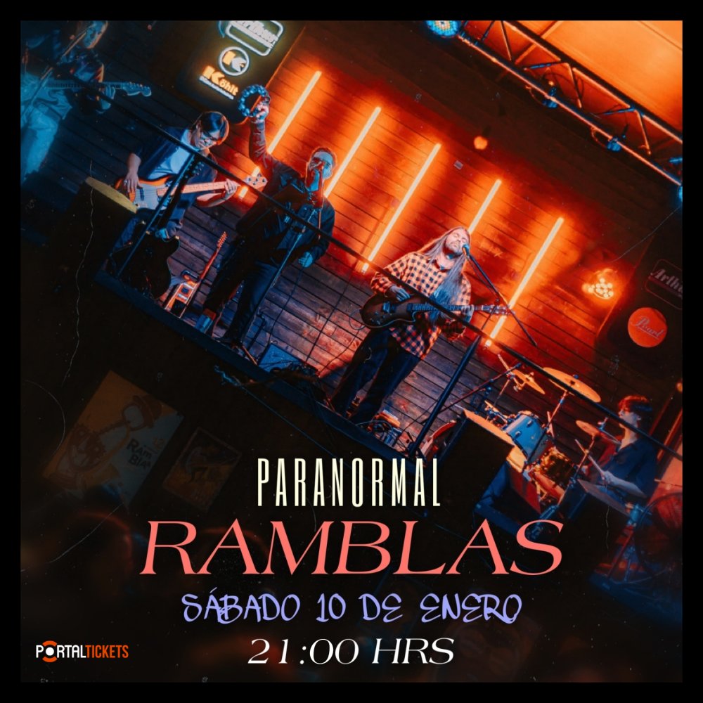 Flyer PARANORMAL EN BAR RAMBLAS