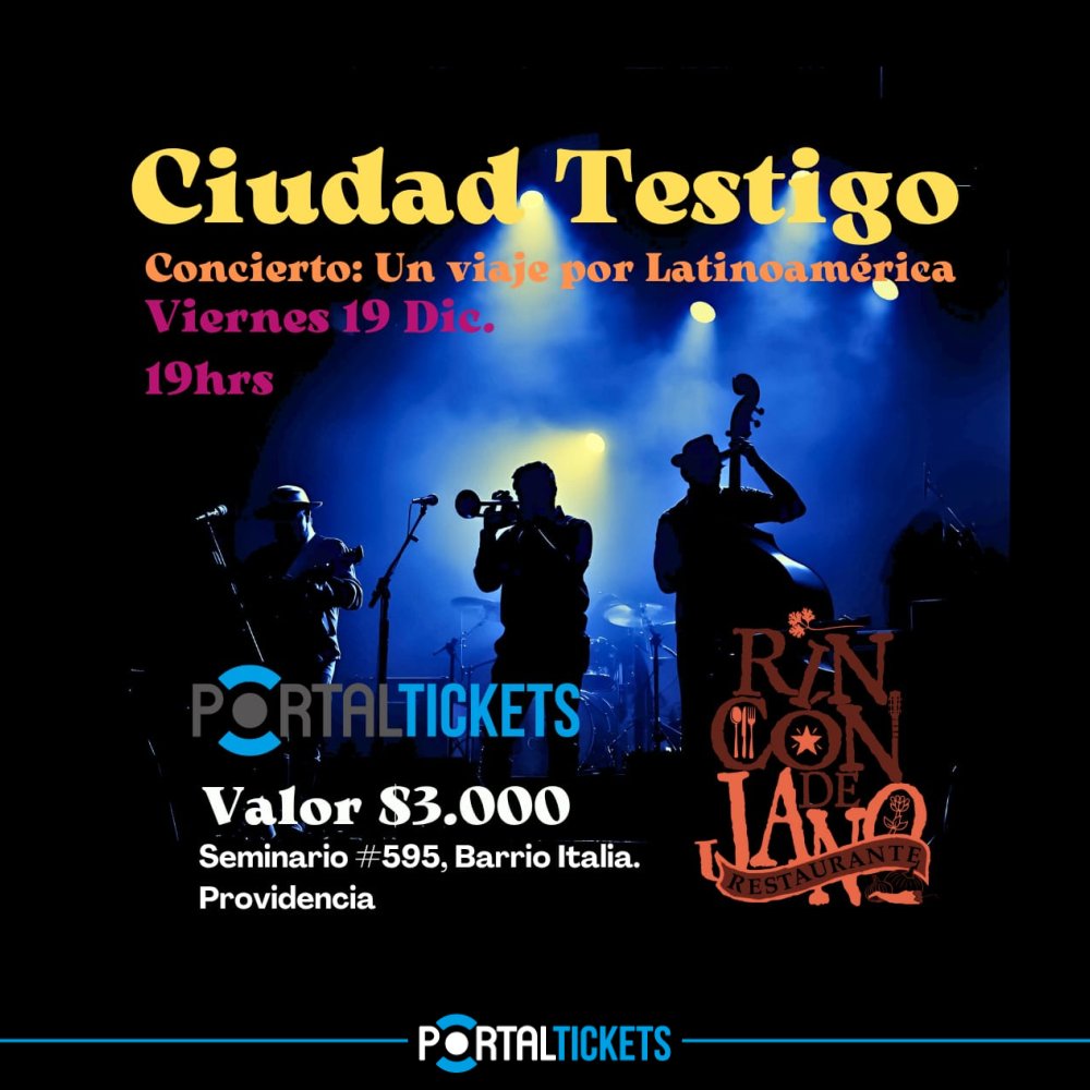 Flyer CIUDAD TESTIGO EN RINCÓN DE JANO