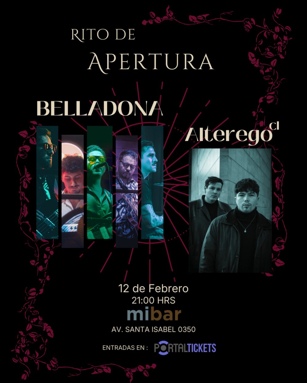 Imagen del evento: BELLADONA + ALTEREGO EN MIBAR