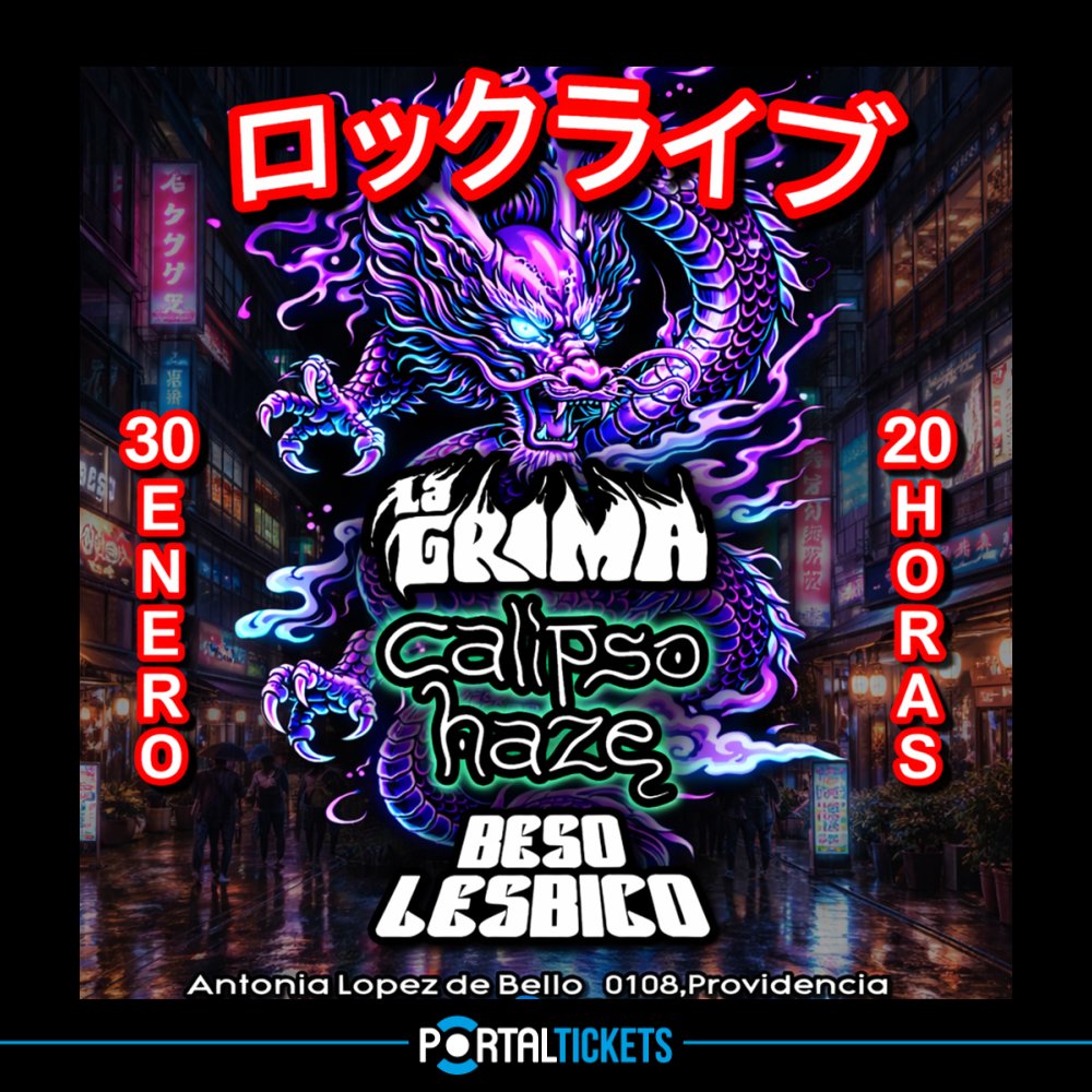 Imagen del evento: ロックライブ ! EN COCINA CLANDESTINA