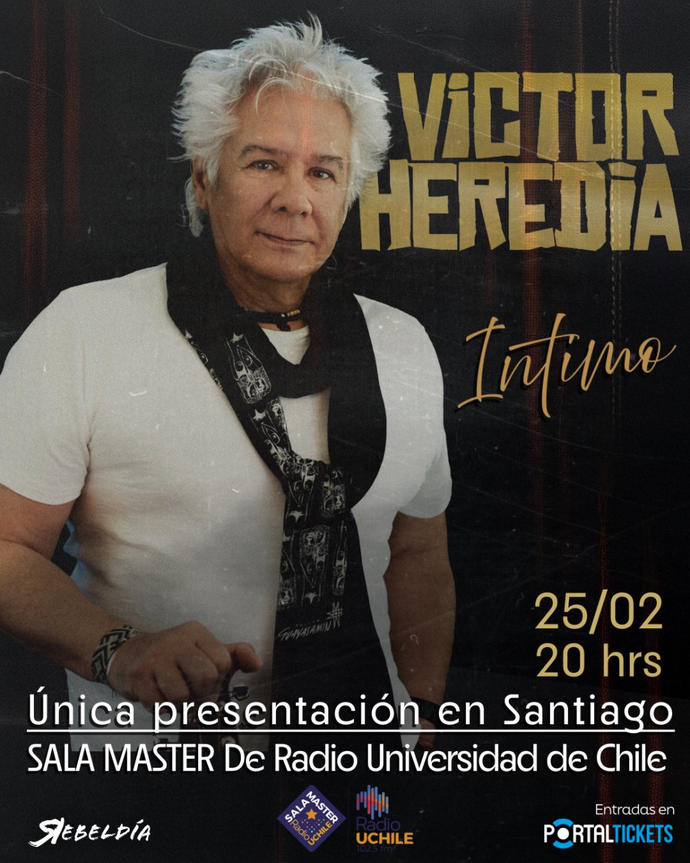 Imagen del evento: VÍCTOR HEREDIA ÍNTIMO EN SALA MASTER