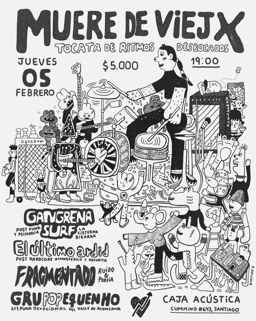 Imagen del evento: MUERE DE VIEJX EN CAJACÚSTICA