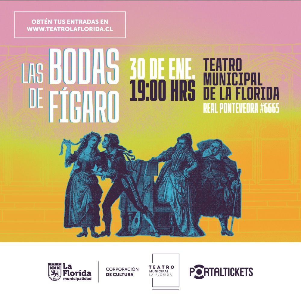 Imagen del evento: LAS BODAS DE FÍGARO - 30 DE ENERO EN TEATRO MUNICIPAL DE LA FLORIDA