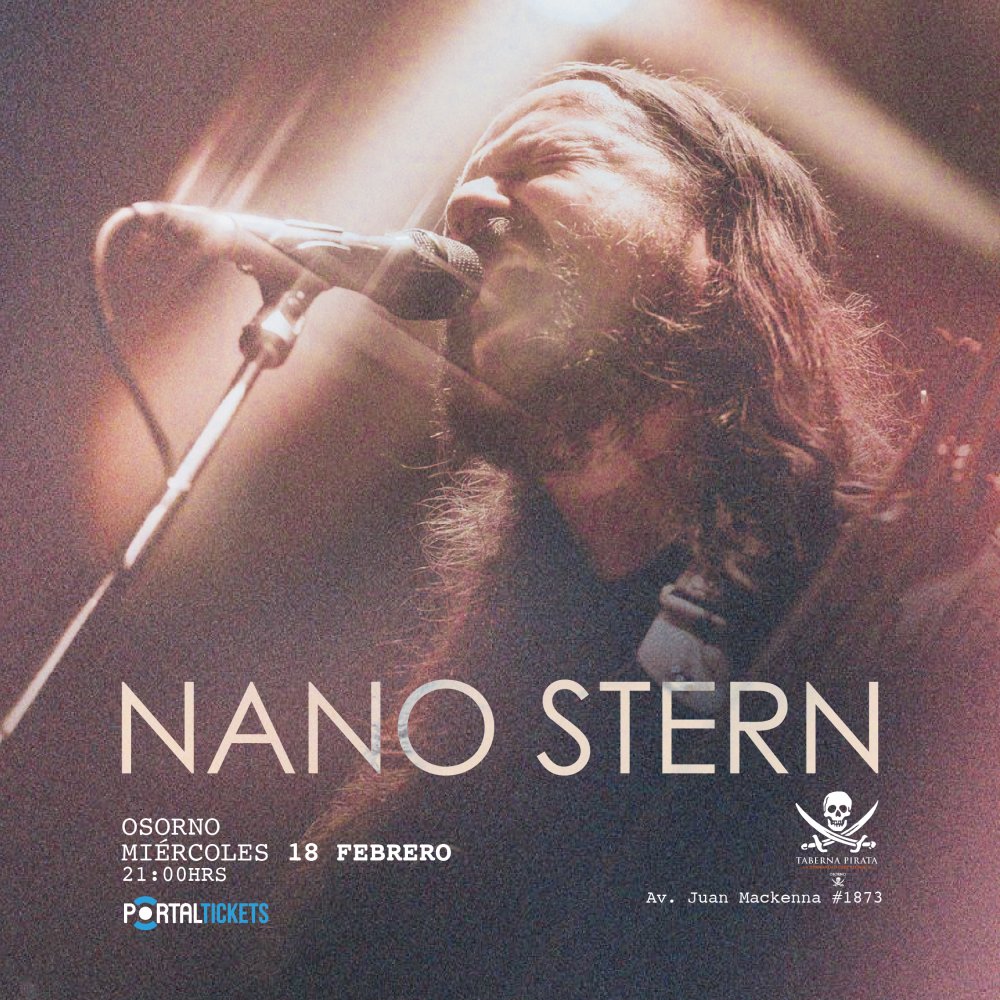Flyer NANO STERN EN TABERNA PIRATA - OSORNO