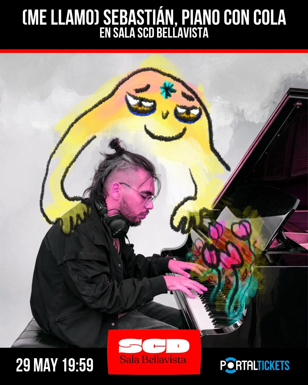 Imagen del evento: (ME LLAMO) SEBASTIÁN: PIANO CON COLA EN SALA SCD BELLAVISTA