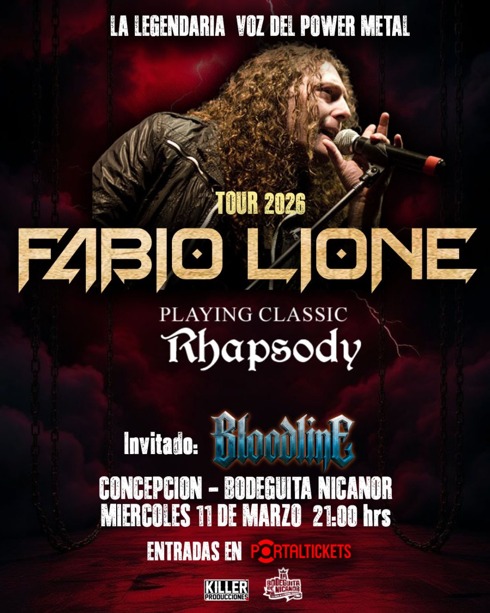 Flyer Evento FABIO LIONE EN CONCEPCION 2026