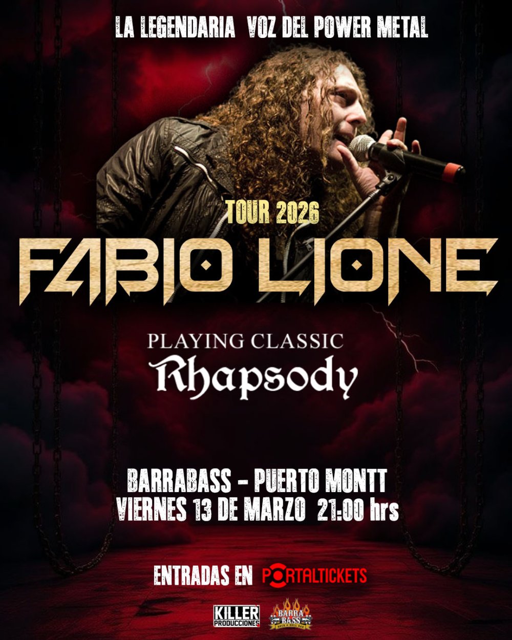 Flyer Evento FABIO LIONE EN PUERTO MONTT 2026
