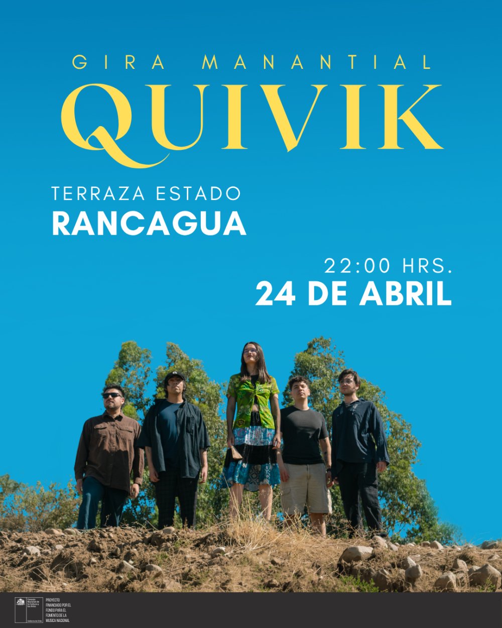 Imagen del evento: QUIVIK EN TERRAZA ESTADO, RANCAGUA