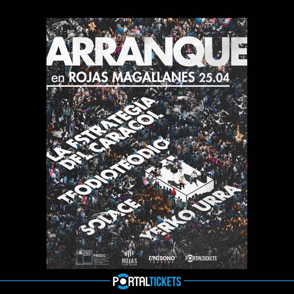 Flyer del evento, Unísono Records