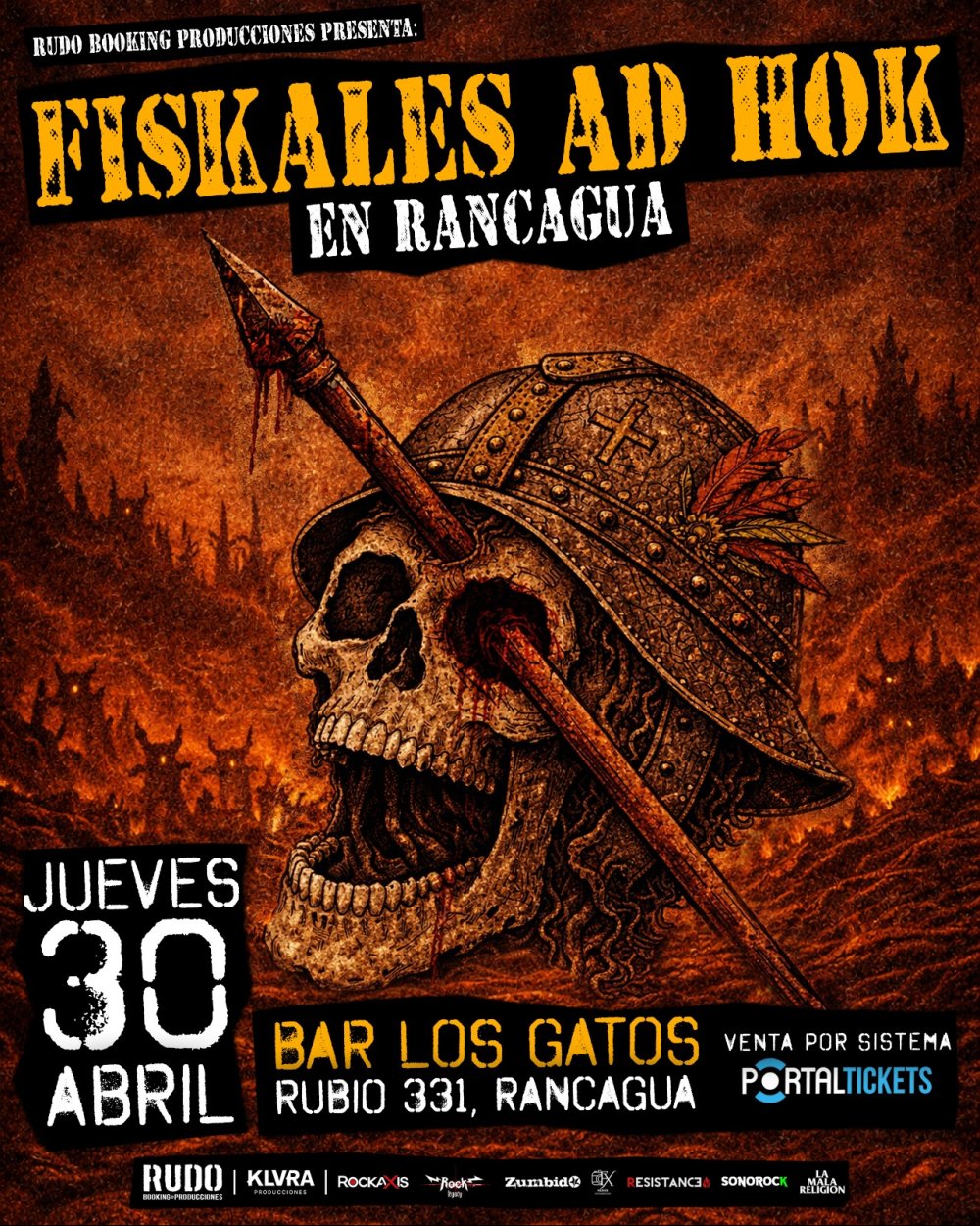Flyer FISKALES AD HOK EN RANCAGUA