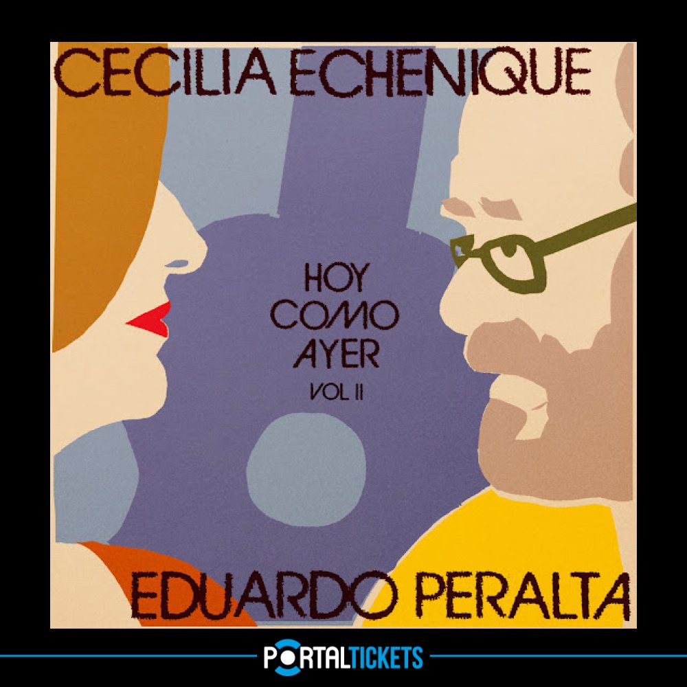 Flyer EDUARDO PERALTA + CECILIA ECHENIQUE CELEBRACIÓN NUEVO CD  EN EL MESÓN NERUDIANO