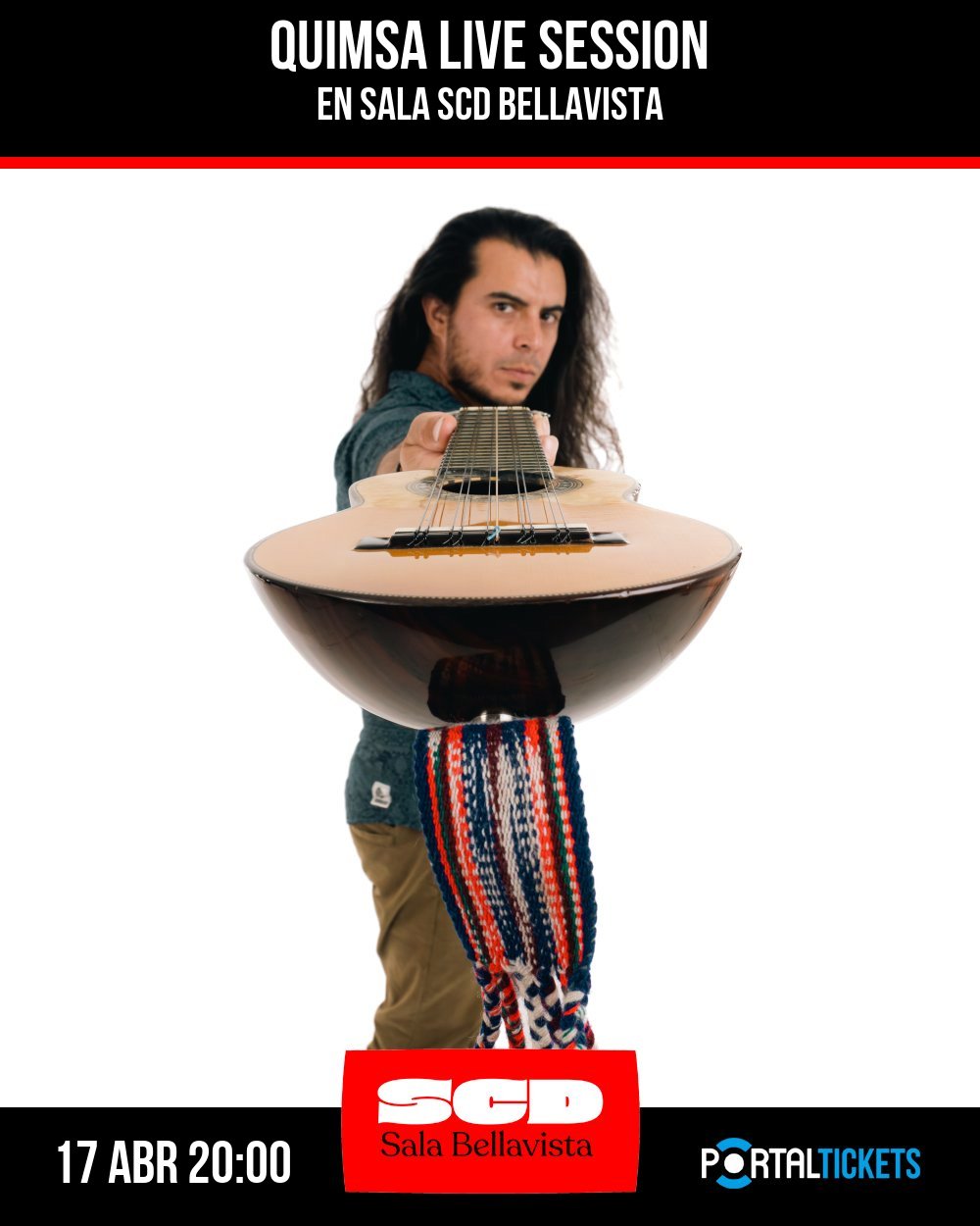 Flyer QUIMSA EN VIVO - CICLO EXPERIMENTAL EN SALA SCD BELLAVISTA