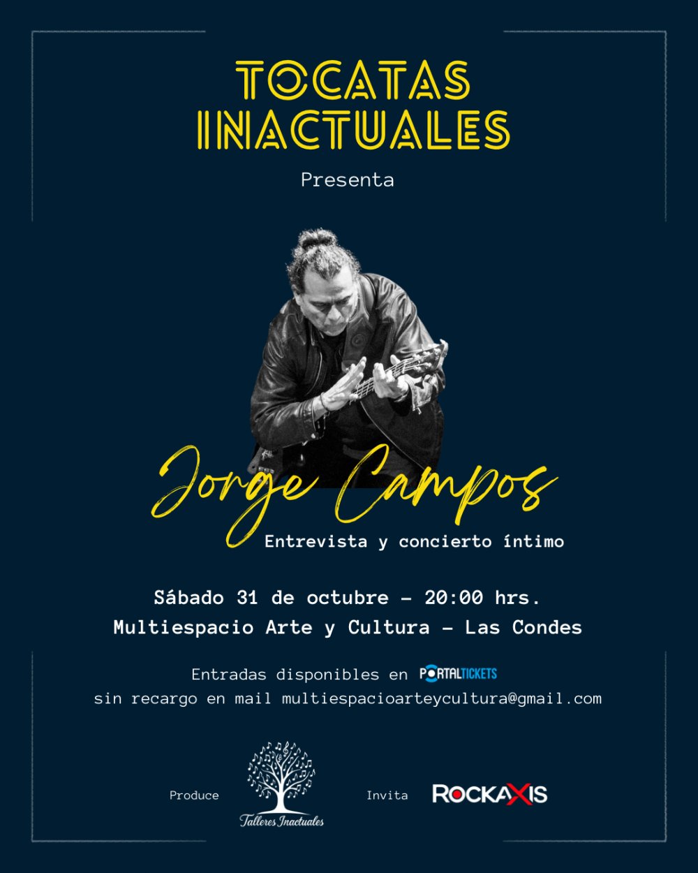 TOCATAS INACTUALES: JORGE CAMPOS EN MULTIESPACIO ARTE Y CULTURA