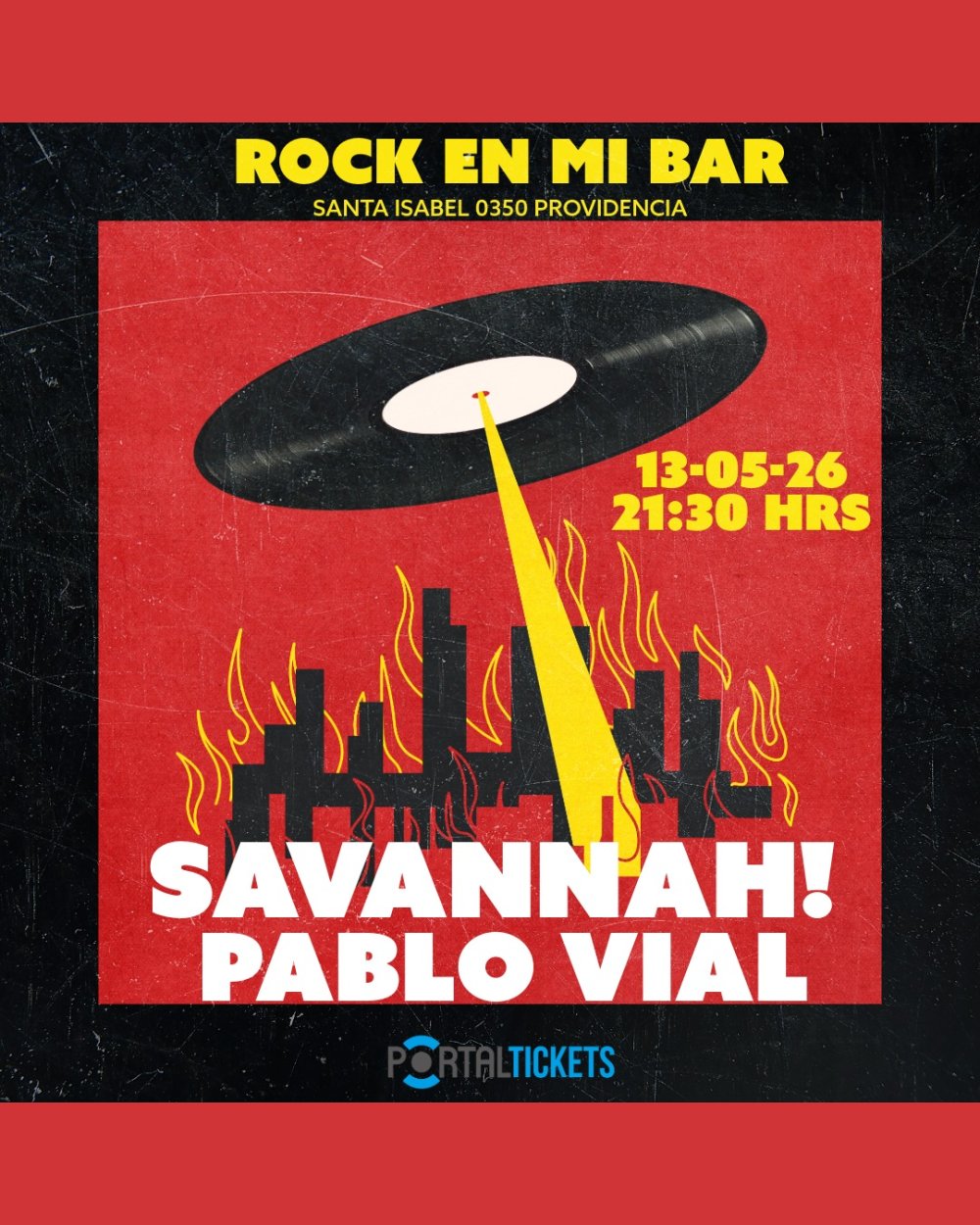 Flyer SAVANNAH + PABLO VIAL EN MIBAR