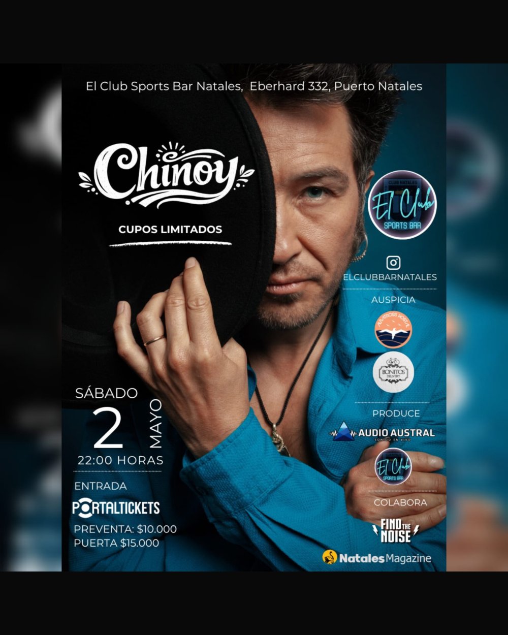 Flyer CHINOY EN PUERTO NATALES