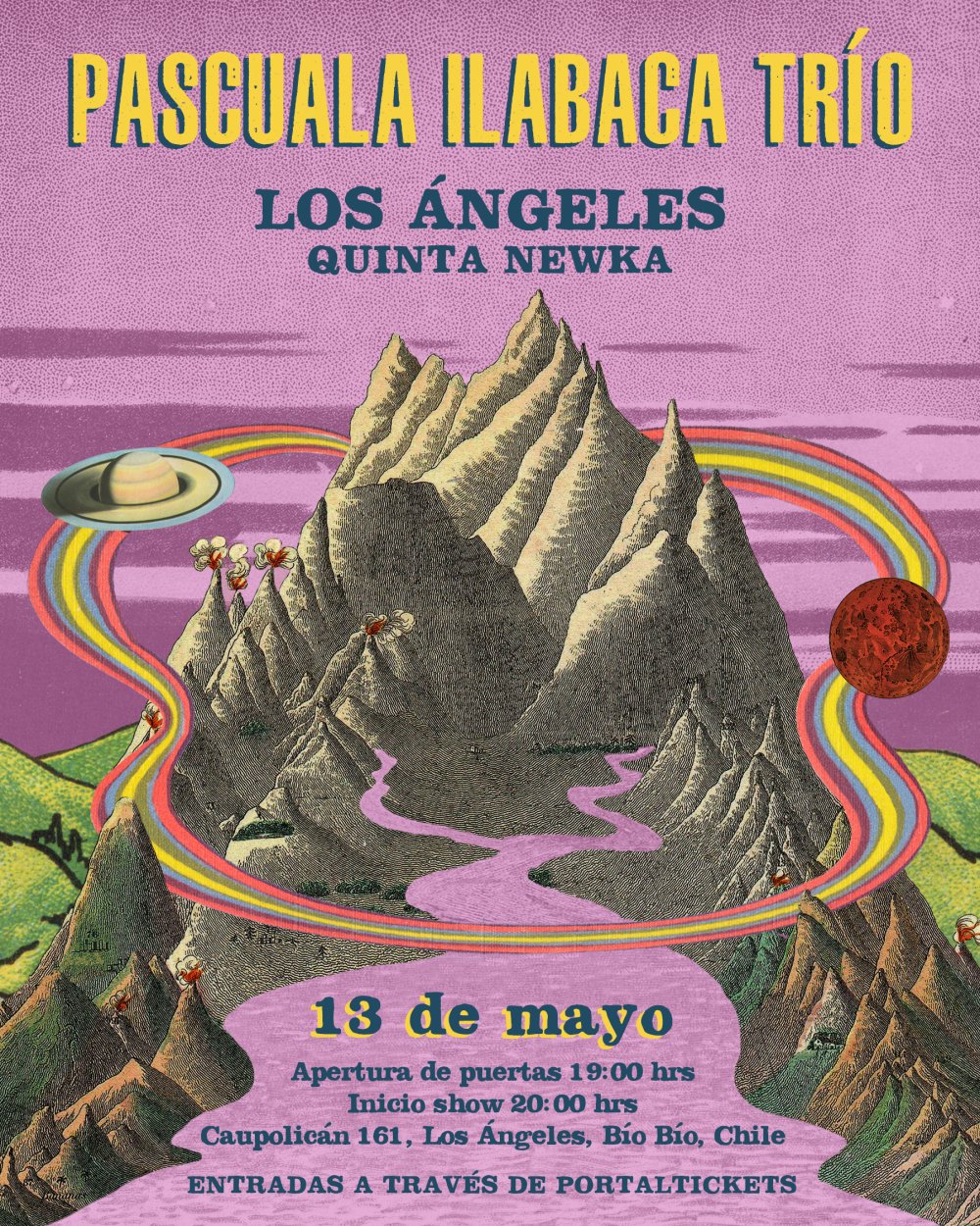 Flyer PASCUALA ILABACA TRIO EN LOS ANGELES - QUINTA NEWKA