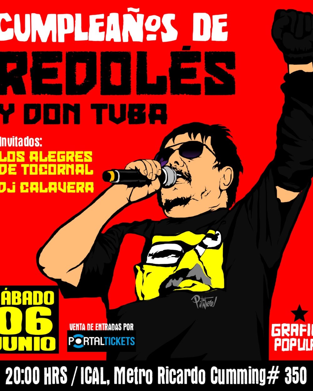 Flyer CUMPLEAÑOS DE REDOLÉS EN ICAL