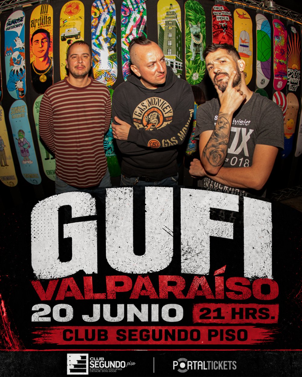 Flyer GUFI EN VALPARAÍSO – CLUB SEGUNDO PISO
