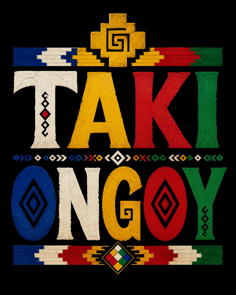 Flyer TAKI ONGOY EN LICEO MANUEL DE SALAS