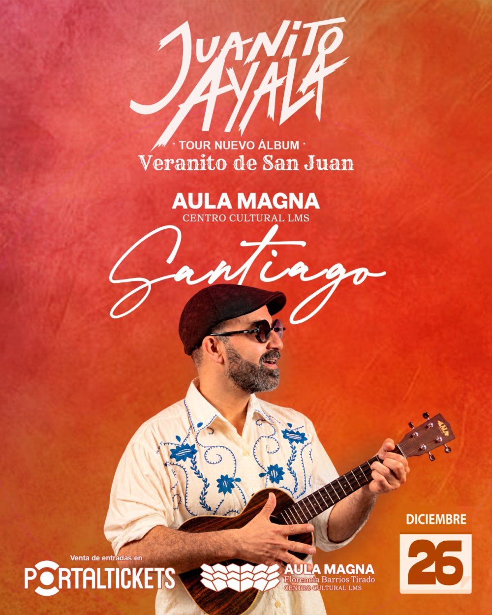 JUANITO AYALA EN AULA MAGNA LICEO MANUEL DE SALAS