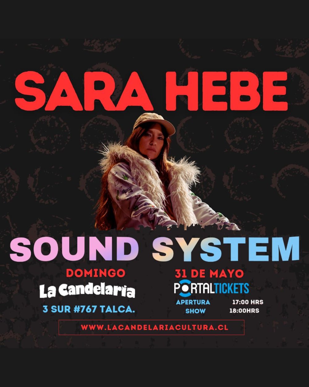 Imagen del evento: SARA HEBE SOUNDSYSTEM - TALCA