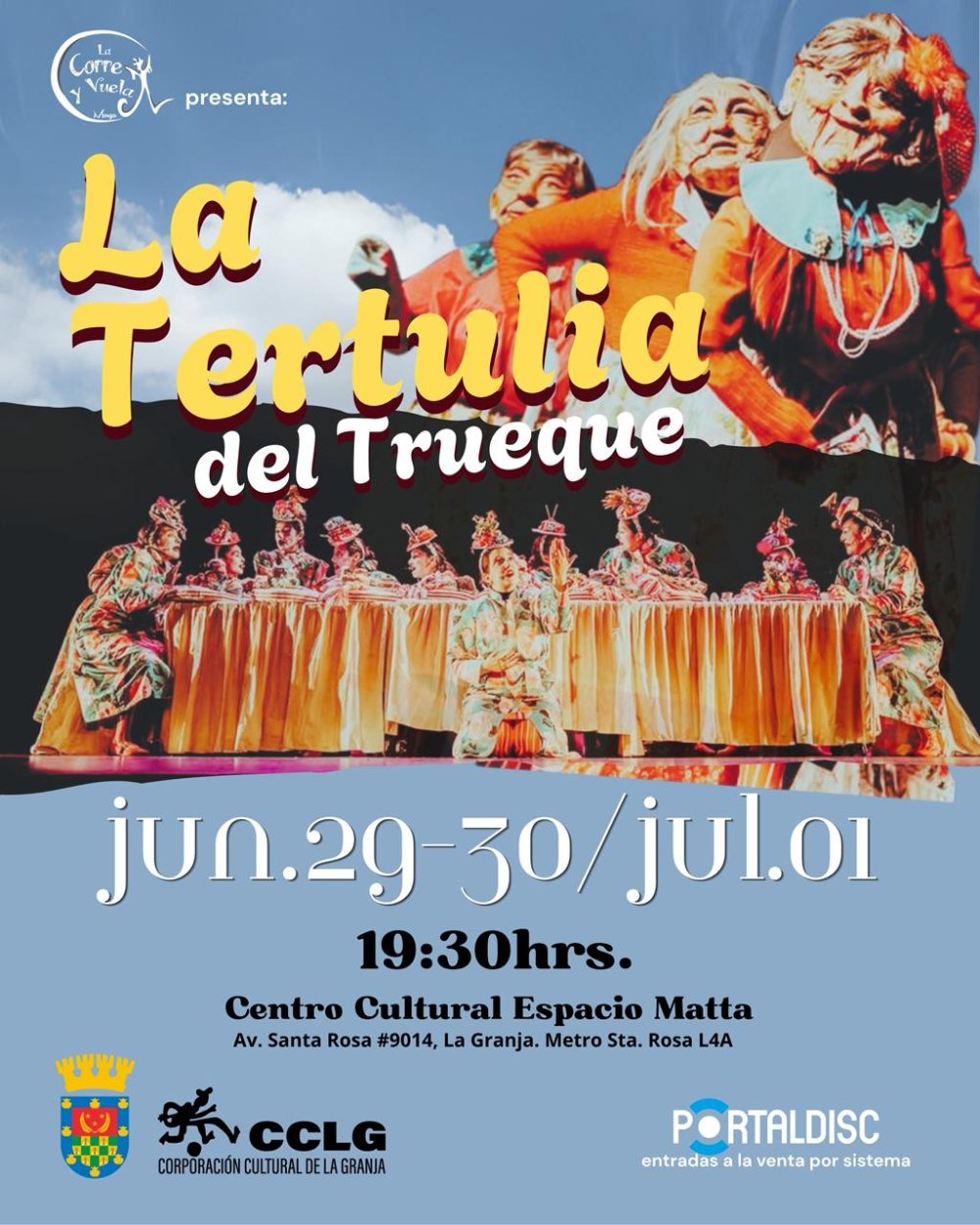 Imagen del evento: LA TERTULIA DEL TRUEQUE 30 DE JUNIO EN ESPACIO MATTA