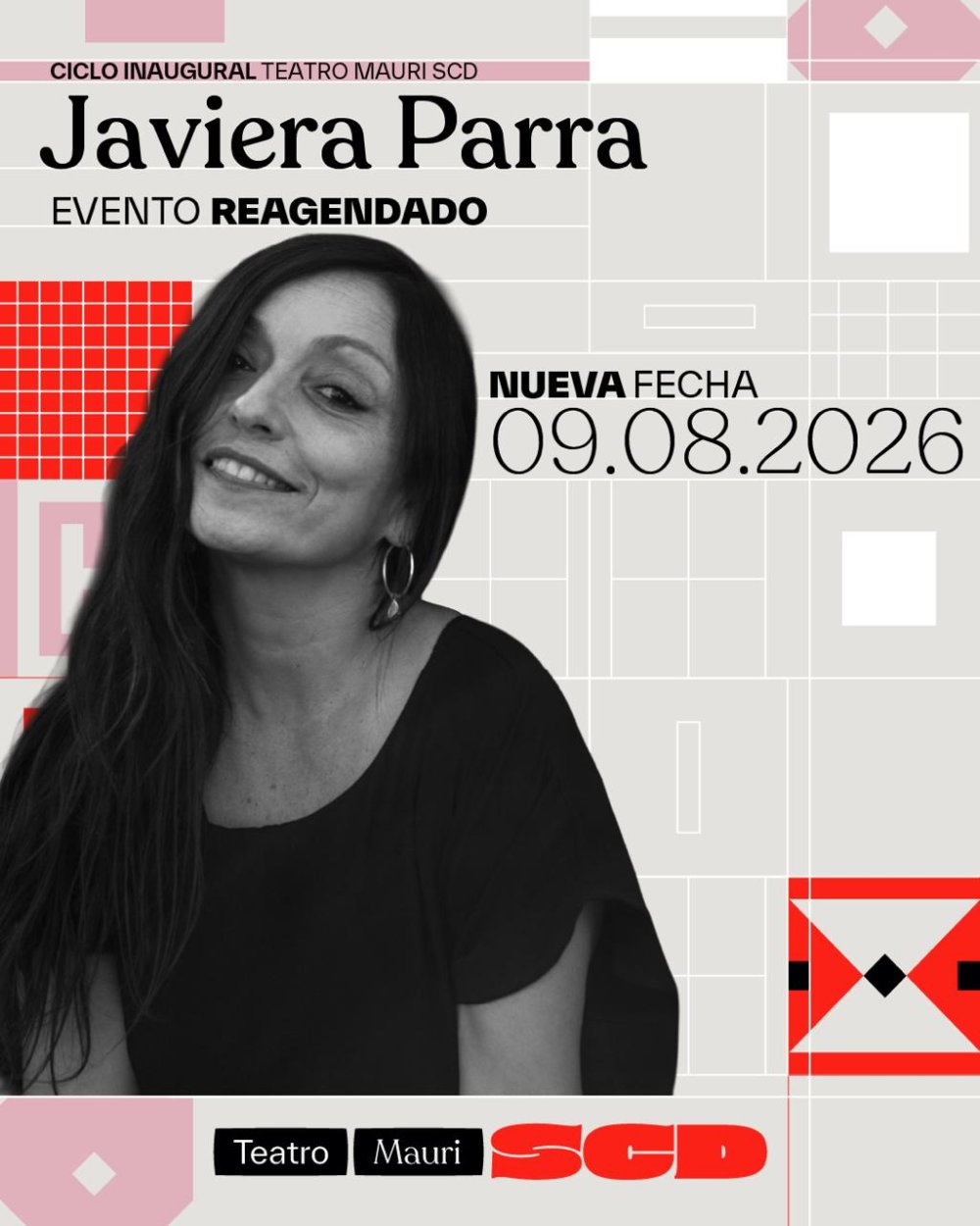 JAVIERA PARRA EN TEATRO MAURI SCD VALPARAÍSO