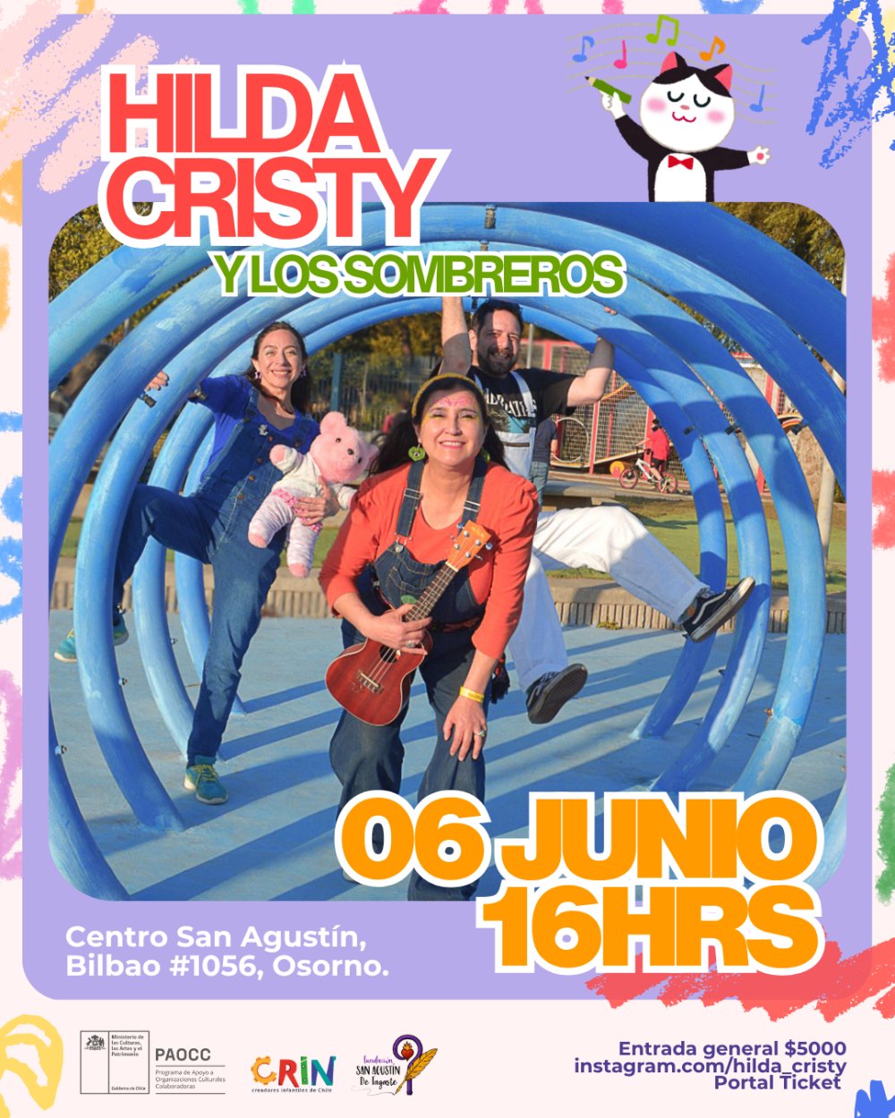 Imagen del evento: CONCIERTO PARA OSITOS REGALONES Y SUS MAMAS, CENTRO SAN AGUSTIN OSORNO